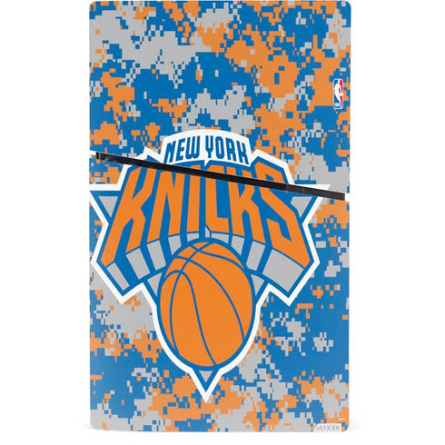 NBA New York Knicks Digi Camo PS5 Slim Digital Edition Bundle Skin