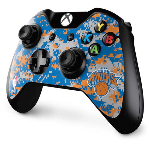 NBA New York Knicks Digi Camo Xbox One Controller Skin