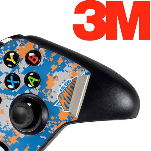 NBA New York Knicks Digi Camo Xbox One Controller Skin