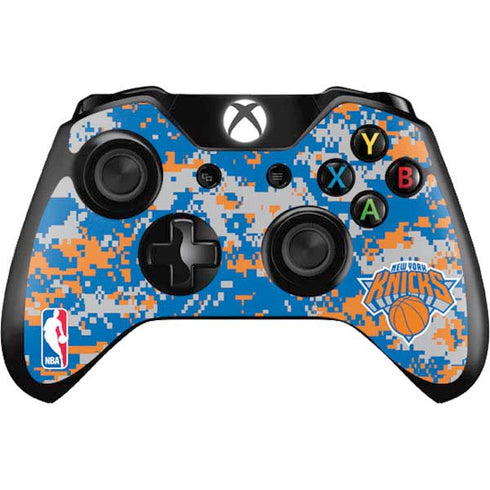 NBA New York Knicks Digi Camo Xbox One Controller Skin