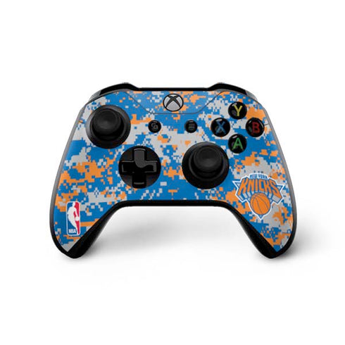 NBA New York Knicks Digi Camo Xbox One X Bundle Skin