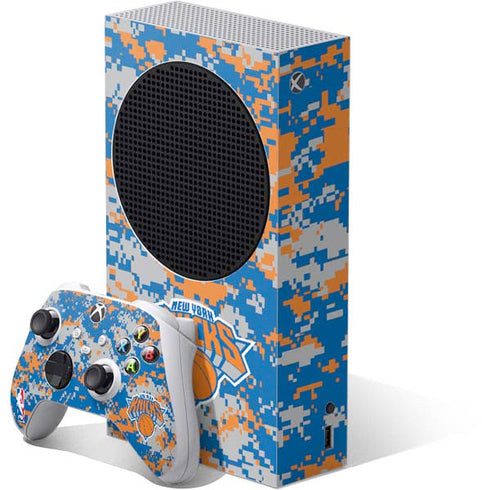 NBA New York Knicks Digi Camo Xbox Series S Bundle Skin