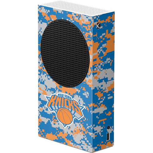 NBA New York Knicks Digi Camo Xbox Series S Console Skin