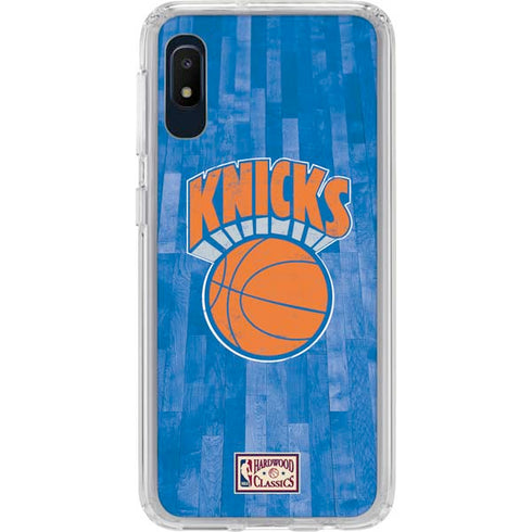 NBA New York Knicks Hardwood Classics Galaxy A10e Clear Case