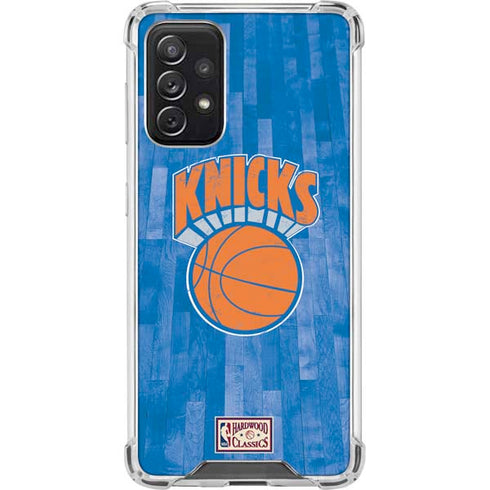 NBA New York Knicks Hardwood Classics Galaxy A72 5G Clear Case