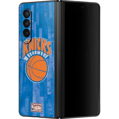NBA New York Knicks Hardwood Classics Galaxy Z Fold3 5G Skin