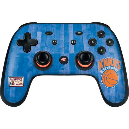 NBA New York Knicks Hardwood Classics Google Stadia Controller Skin