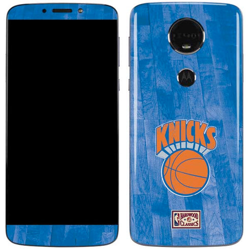 NBA New York Knicks Hardwood Classics Moto E5 Plus Skin