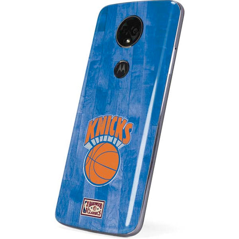 NBA New York Knicks Hardwood Classics Moto E5 Plus Skin