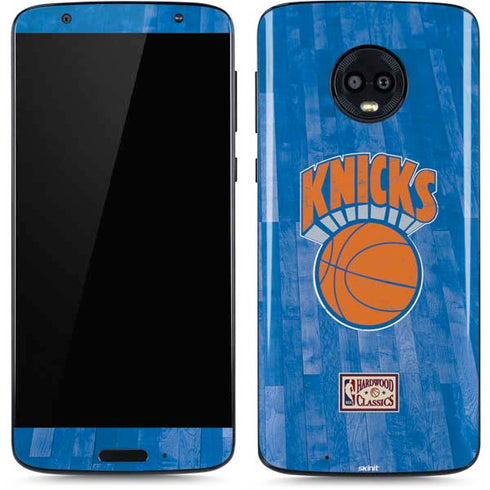 NBA New York Knicks Hardwood Classics Moto G6 Skin