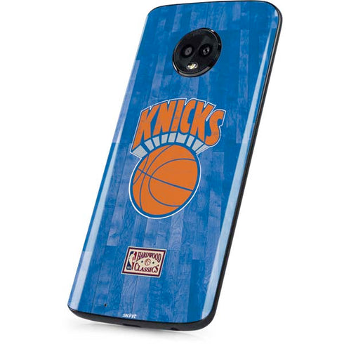 NBA New York Knicks Hardwood Classics Moto G6 Skin
