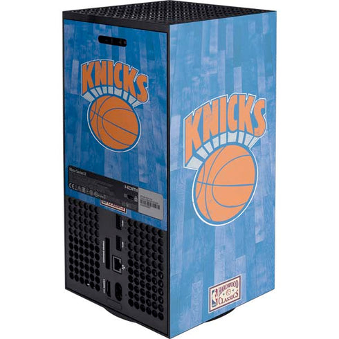 NBA New York Knicks Hardwood Classics Xbox Series X Console Skin