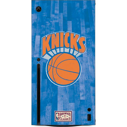 NBA New York Knicks Hardwood Classics Xbox Series X Console Skin