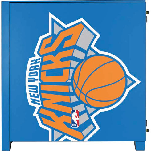 NBA New York Knicks Large Logo Corsair 4000D Tempered Glass Mid-Tower ATX Case Skin