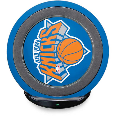 NBA New York Knicks Large Logo Fast Charge Wireless Charging Stand Skin