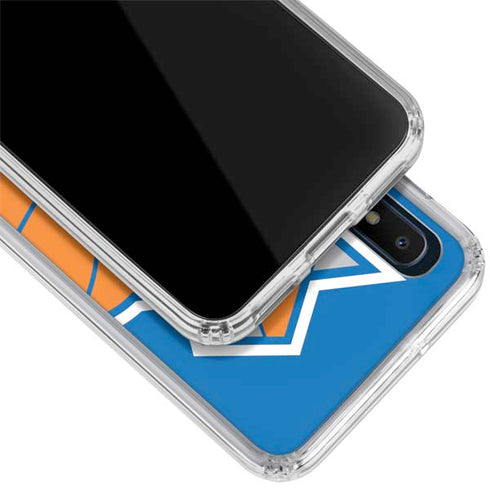 NBA New York Knicks Large Logo Galaxy A10e Clear Case