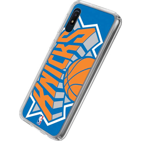 NBA New York Knicks Large Logo Galaxy A10e Clear Case