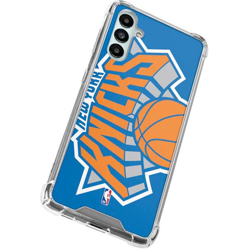 NBA New York Knicks Large Logo Galaxy A15 5G Clear Case