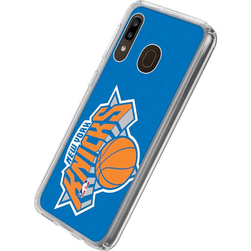 NBA New York Knicks Large Logo Galaxy A20 Clear Case