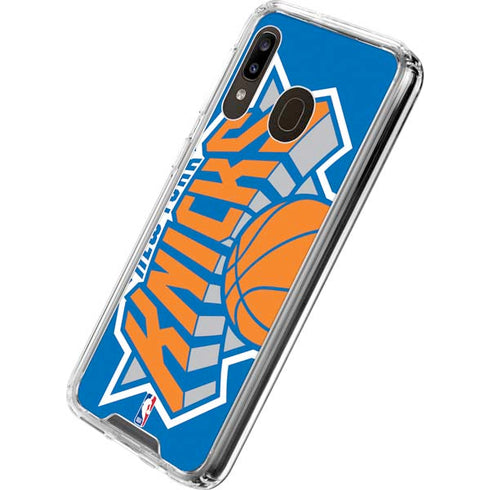 NBA New York Knicks Large Logo Galaxy A30 Clear Case
