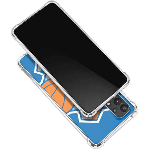NBA New York Knicks Large Logo Galaxy A32 5G Clear Case