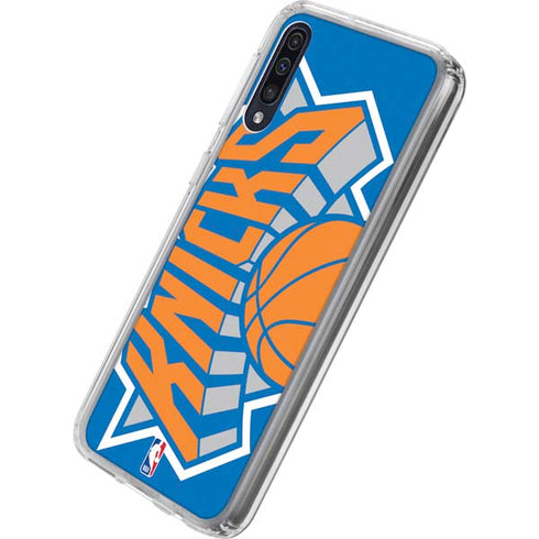 NBA New York Knicks Large Logo Galaxy A50 Clear Case