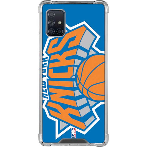 NBA New York Knicks Large Logo Galaxy A51 5G Clear Case