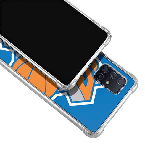 NBA New York Knicks Large Logo Galaxy A51 5G Clear Case