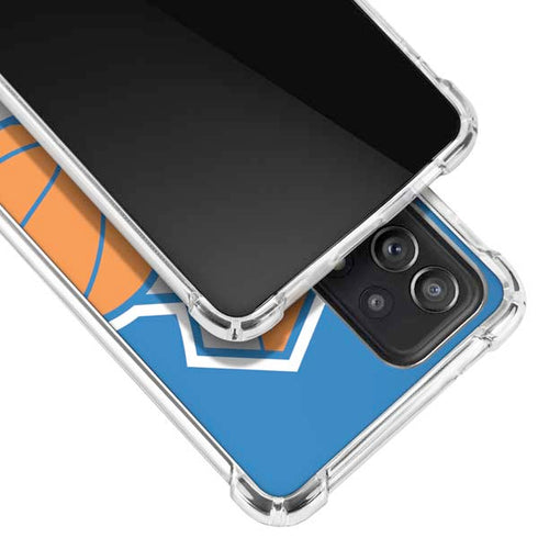 NBA New York Knicks Large Logo Galaxy A52 5G Clear Case