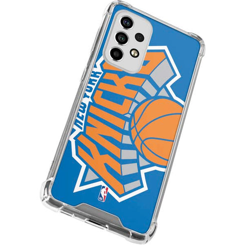 NBA New York Knicks Large Logo Galaxy A53 5G Clear Case