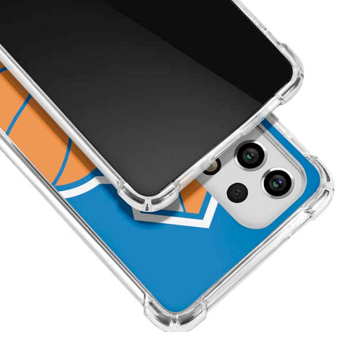 NBA New York Knicks Large Logo Galaxy A53 5G Clear Case