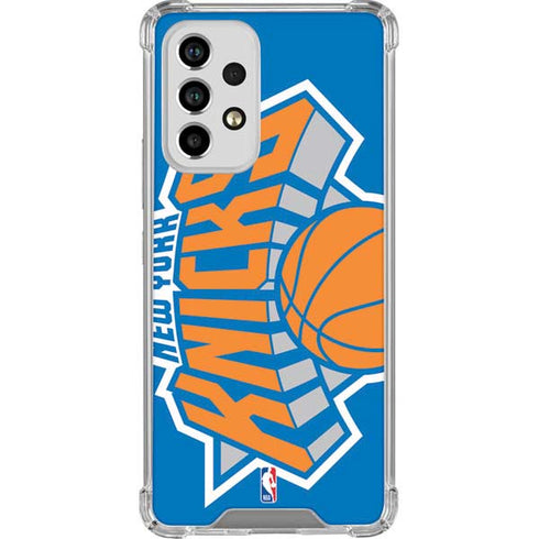 NBA New York Knicks Large Logo Galaxy A53 5G Clear Case