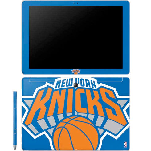 NBA New York Knicks Large Logo Galaxy Book 12in Skin