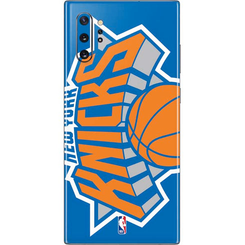 NBA New York Knicks Large Logo Galaxy Note 10 Plus Skin