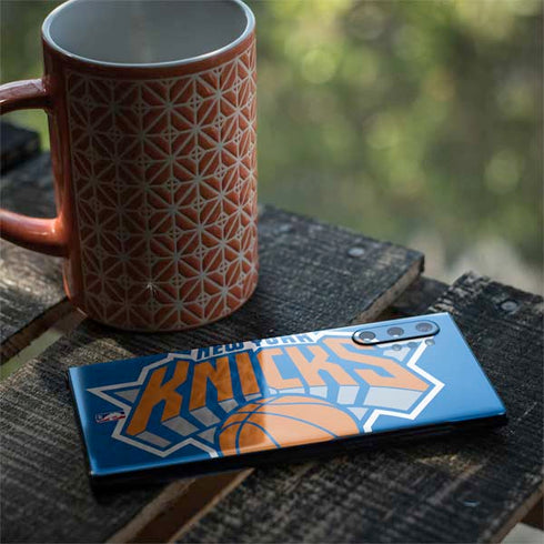 NBA New York Knicks Large Logo Galaxy Note 10 Plus Skin