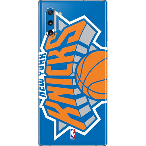 NBA New York Knicks Large Logo Galaxy Note 10 Skin