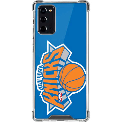 NBA New York Knicks Large Logo Galaxy Note20 5G Clear Case