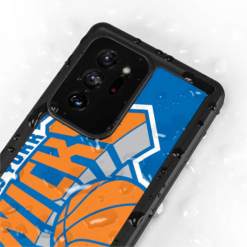 NBA New York Knicks Large Logo Galaxy Note20 Ultra 5G Waterproof Case