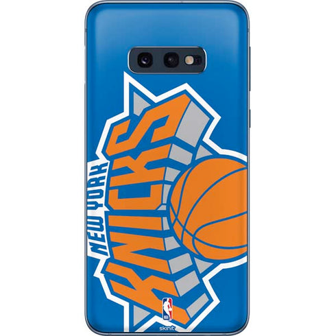 NBA New York Knicks Large Logo Galaxy S10e Skin