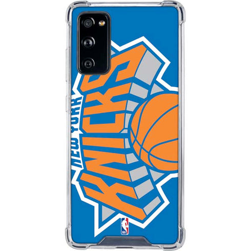 NBA New York Knicks Large Logo Galaxy S20 FE Clear Case