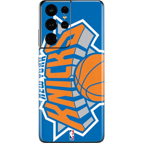 NBA New York Knicks Large Logo Galaxy S21 Ultra 5G Skin