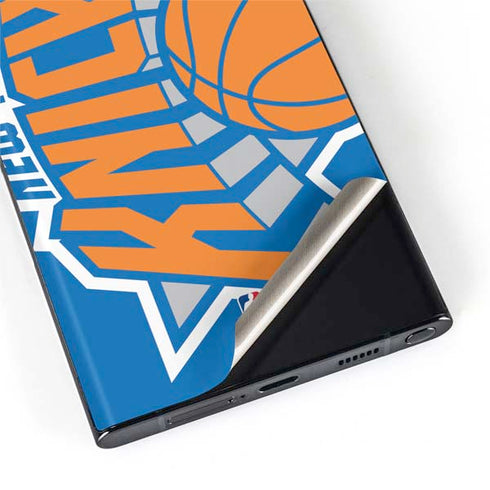 NBA New York Knicks Large Logo Galaxy S22 Ultra Skin