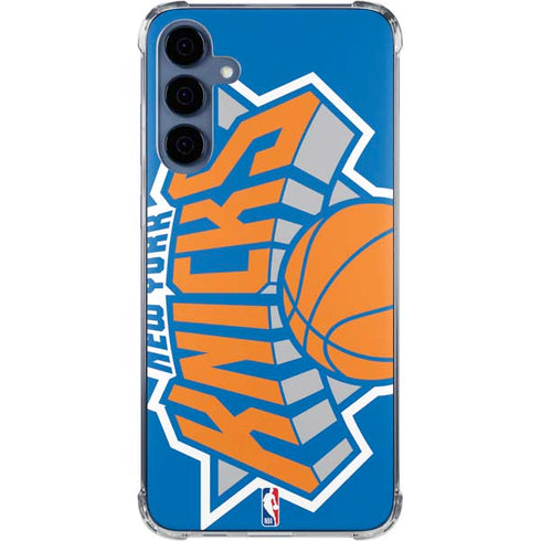 NBA New York Knicks Large Logo Galaxy S24 Clear Case