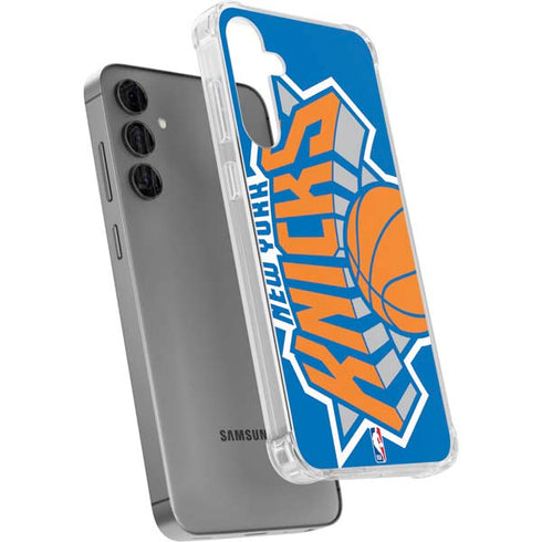 NBA New York Knicks Large Logo Galaxy S24 Plus Clear Case