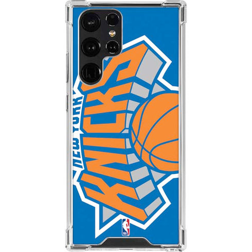 NBA New York Knicks Large Logo Galaxy S24 Ultra Clear Case