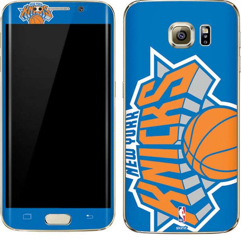 NBA New York Knicks Large Logo Galaxy S7 Edge Skin
