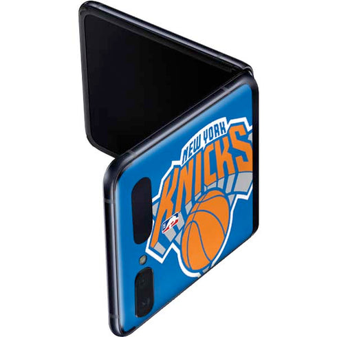NBA New York Knicks Large Logo Galaxy Z Flip Skin