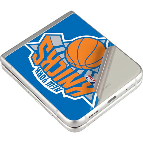 NBA New York Knicks Large Logo Galaxy Z Flip3 5G Skin