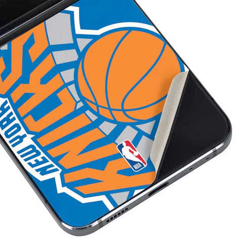NBA New York Knicks Large Logo Galaxy Z Flip5 5G Skin