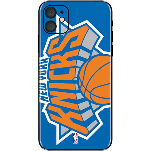 NBA New York Knicks Large Logo iPhone 11 Skin
